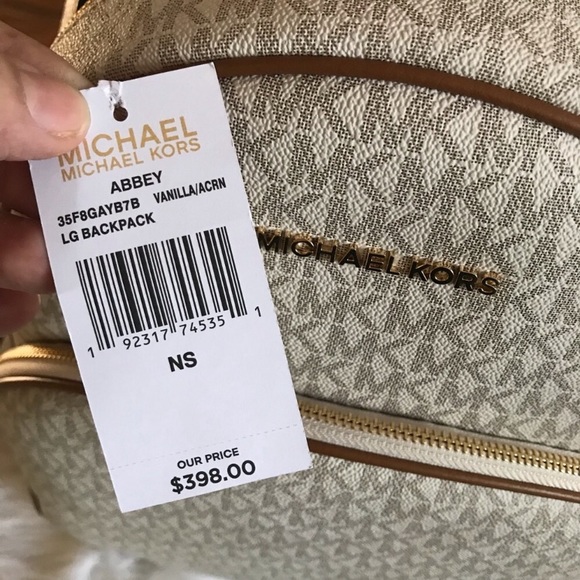 Michael Kors Large abbey Backpack - Picture 6 of 8